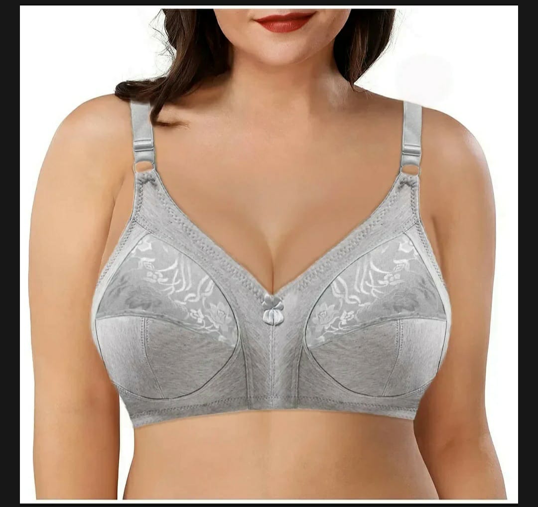 50% OFF | PACK OF 3 IMPORTED PURE STRETCHABLE COTTON BRA