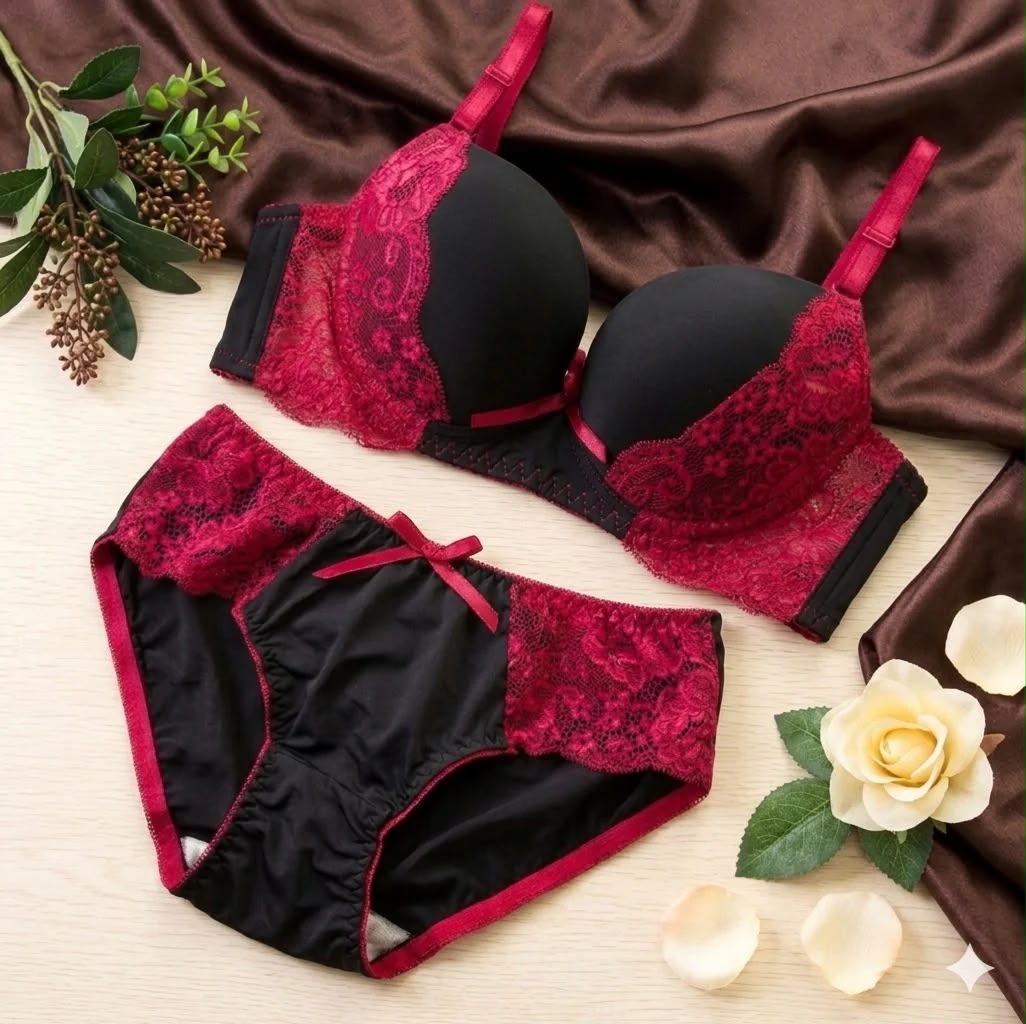 ✨ Elegant Women’s Lace pushup Set | Soft & Comfortable Fit